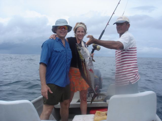 Jonathan Jones fishing in Azuero